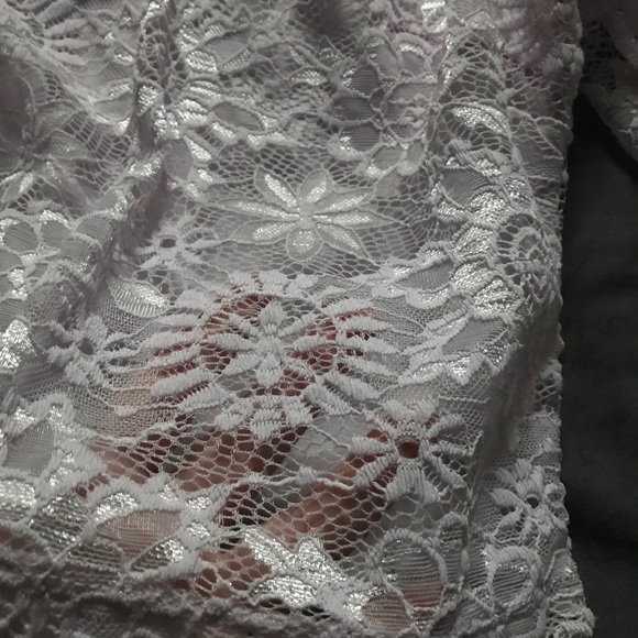 Forever21 Lilac Lace Crop Top - Picture 5 of 7